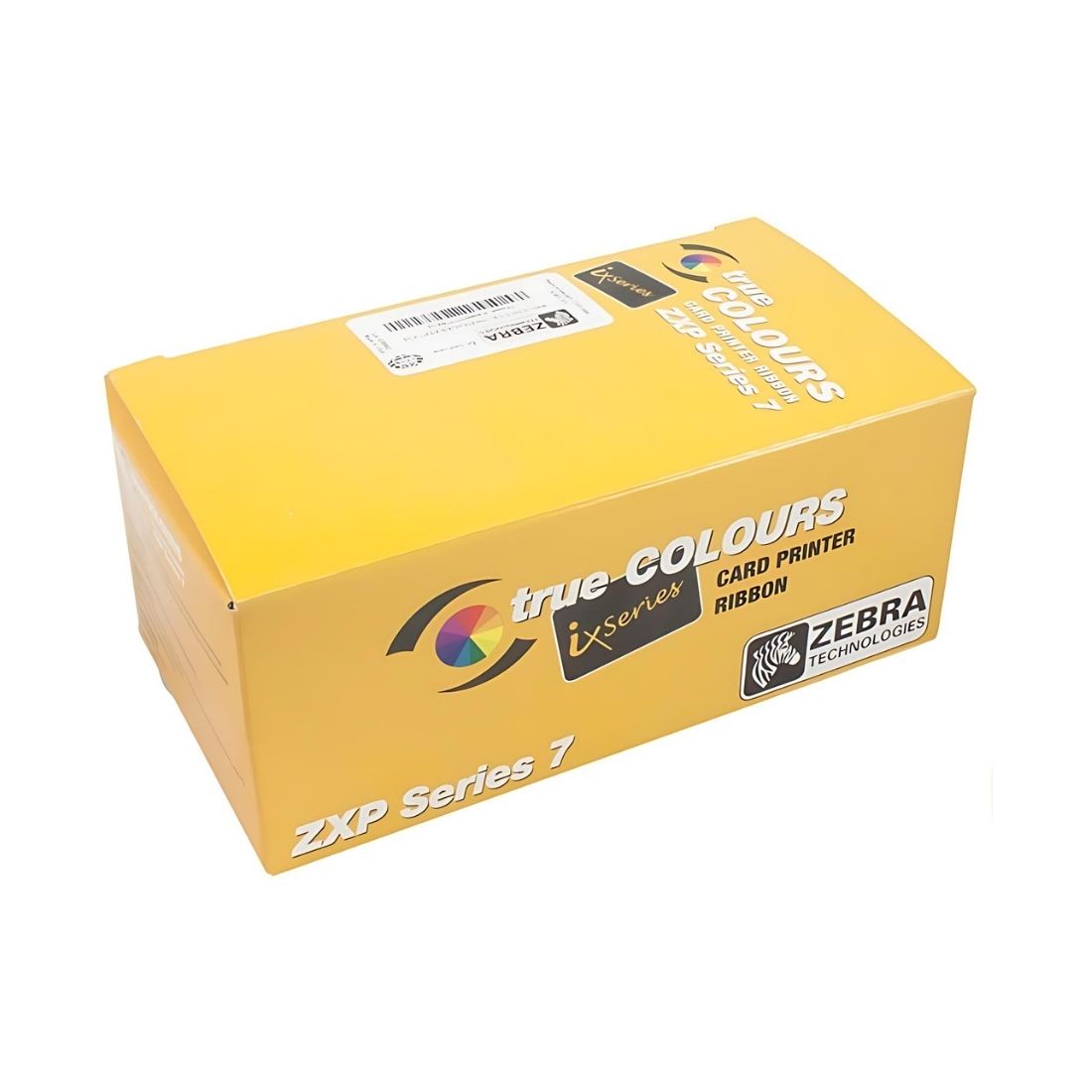 Zebra Zxp7 Ribbon Half Panel Color 1250 printed 800077-747EM