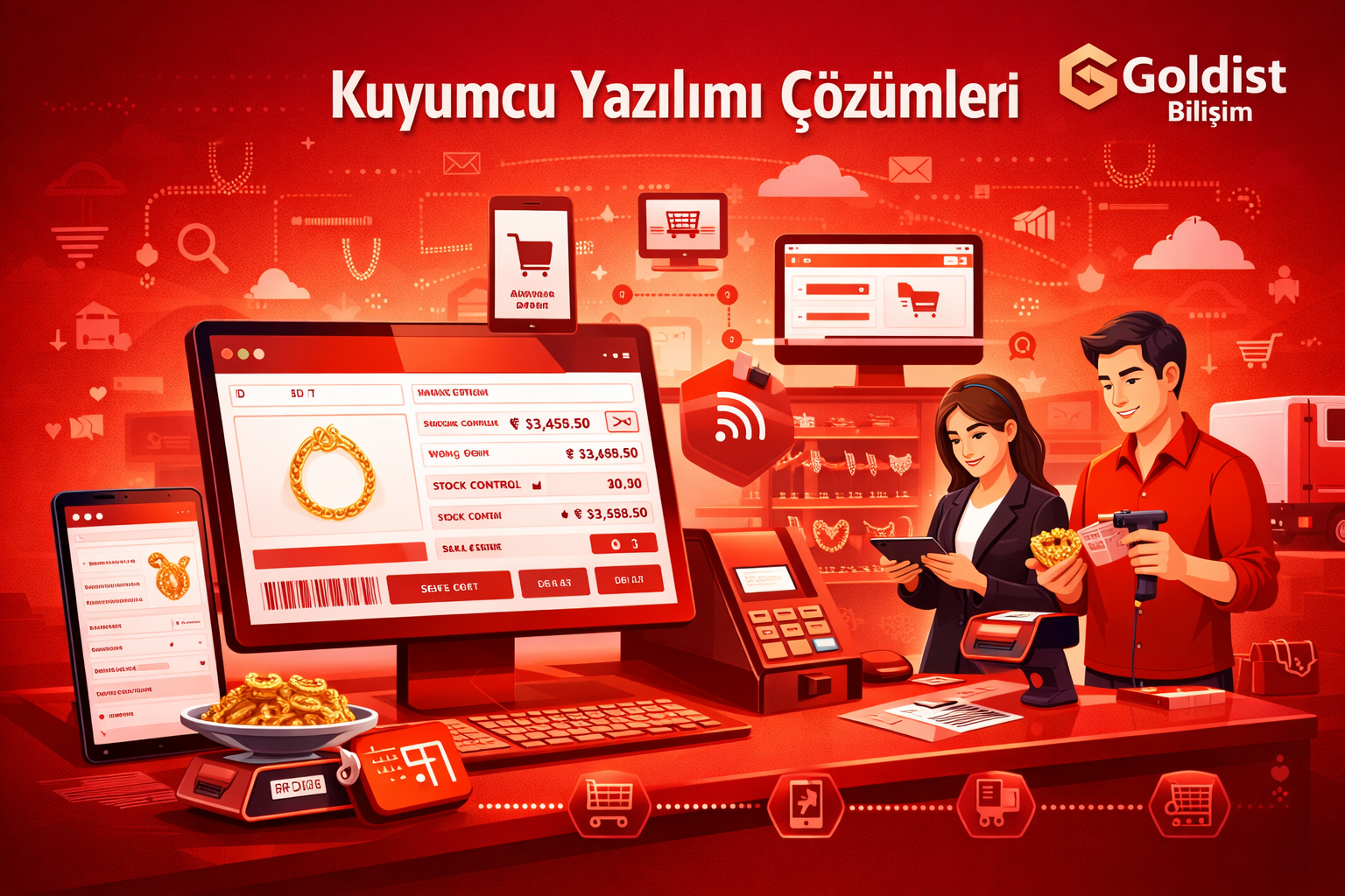 Goldist Bilişim kuyumcu yazılımı çözümleri